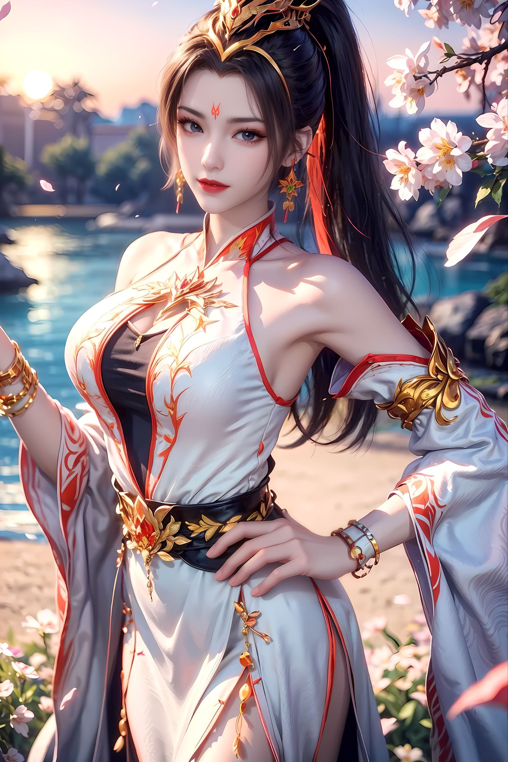 在享受娱乐
